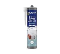Bostik FIX&PRO - Mastic Colle de Fixation MSP 103 Miroirs - Préserve le Tain - Collage de Miroirs jusqu'à 2m x 2m - Blanc - Intérieur et Extérieur - Cartouche 290 ml