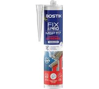Bostik FIX&PRO MSP 117 Conditions Extrêmes Transparent - 290 ml | Mastic Colle et Joint - Collage Même Sous la Pluie - Très Résistant - Intérieur/Extérieur - MS Polymère