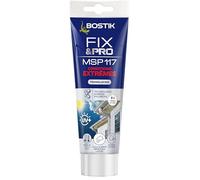 Bostik FIX&PRO MSP 117 Conditions Extrêmes Transparent - Mastic Colle et Joint - Résiste Pluie, Gel, UV, Chocs - Très Résistant - Intérieur/Extérieur - MS Polymère - Tube 150 ml