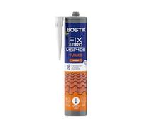 Bostik FIX&PRO MSP126 Tuiles - 290 ml | Couleur Brique - Mastic Colle et Joint Toitures pour Tuiles Canal et Tuiles Siliconées - Prise Rapide - MS Polymère