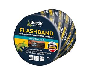 Bostik Flashband Ruban adhésif clignotant pour toits Gris 50 mm x 10 m