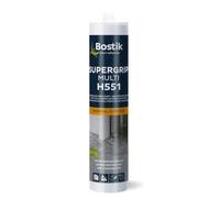 Bostik H551 Supergrip Multi Colle hybride monocomposant Gris 430 g Cartouche de 290 ml