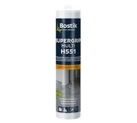 Bostik H551 Supergrip Multi Noir 1K Hybride Colle (430g) Cartouche 290ml
