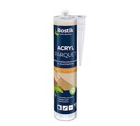Bostik Joint Acryl Parquet et Sols Stratifié - Colle Mastic Acrylique - Compatible Tous Vernis - Sans Solvant - Couleur : Beige, Cartouche 300 ml