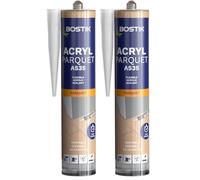 Bostik Joint Acryl Parquet - Erable Pin Frêne - Mastic Colle Acrylique Spécial Parquet - Finition Pour Parquet et Sols Stratifiés - Séchage rapide - Ponçable & Compatible Tous Vernis - 300 ml