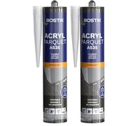 Bostik Joint Acryl Parquet - Wengé - Mastic Colle Acrylique Spécial Parquet - Finition Pour Parquet et Sols Stratifiés - Séchage rapide - Ponçable & Compatible Tous Vernis - 300 ml