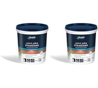 Bostik - Joint de Carrelage Prêt à l'Emploi - Mur et Plan de Travail - Joint en Pâte Blanc - Pôt de 1,5 kg (Lot de 2)