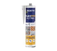 Bostik Mastic-colle Flexpro PU 790 – Polyuréthane Haute Performance, Multi-usages 300 ml Blanc