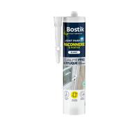Bostik Mastic d’Étanchéité Joint Parfait Maçonnerie et Portes -Jointe Tous Matériaux et Colmate les Fissures - Intérieur et Extérieur Sous Abri - Formule Acrylique - Couleur : Blanc - 280 ml