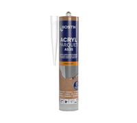 Bostik Joint acrylique parquet Hêtre Clair 300 ml – Séchage rapide, ponçable, compatible vernis