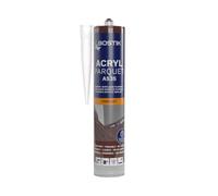 BOSTIK Mastic Spécial Joint et Finition Parquet - Sapelli - 300 ml | Acrylique - Finition Pour Parquet et Sols Stratifiés - Séchage rapide - Compatible tous vernis