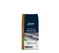 Bostik - Mortier de Réparation - Mortier de Montage Renforcé - Sol et Mur - Intérieur et Extérieur - Sans Retrait - Couleur : Gris - Sac de 5kg