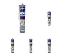 Bostik MS9 ORIGINAL - Mastic Multi Usages pour Jointer et Coller - Intérieur et Extérieur - Brun - Cartouche de 300ml (Lot de 5)