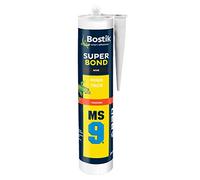 Bostik MS9 SUPER BOND - Mastic Colle Surpuissant - Formule Mono Composant MS Hybrides - Noir - Cartouche de 290ml