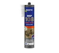 BOSTIK MSP 108 HIGH TACK Blanc 290 ml - Mastic Colle MS Polymère Haute Performance - Fixation Extrême Immédiate - Idéal Charges Lourdes - Multi-Matériaux - Intérieur & Extérieur