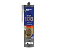 BOSTIK MSP 108 TURBO Blanc 290 ml - Mastic Colle MS Polymère à Prise Rapide - Fixation Forte Multi-Matériaux - Intérieur & Extérieur
