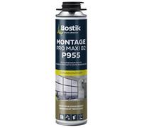 BOSTIK P955 Montage Pro Maxi B2 - Pour fenêtres, cavités, joints muraux, guides de conduite, idéal pour l'isolation acoustique et thermique, résistant à tous les produits chimiques courants de