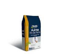 Bostik - Plâtre Fin de Paris - Scellement, Rebouchage, Moulage - Intérieur - Tous Supports - Prise Rapide - Couleur : Blanc - 1 Boîte Carton 5 kg