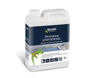 Bostik Primaire d'Accrochage Universel - Environ 20M² | Polyvalent - Intérieur & Extérieur - Sol & Mur - Bidon 2L