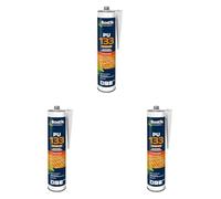 Bostik PU133 - Mastic de Fixation Hautes Performances Pour Collage et Jointoiement De Tuiles - Formule Polyuréthane - Extérieur - Couleur : Tuile - 1 Cartouche 300 ml (Lot de 3)