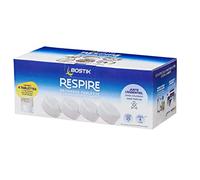 Bostik RESPIRE 4 Recharges Tablettes Déshumidificateur, Sans Colorant ni Parfum Maison, Appartement et Caravane, des Pièces Jusqu’à 25m², Recharges tabs 4x250g Absorbeur d’Humidité 30623618 Blanc