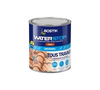 Bostik Waterstop - Membrane d'Étanchéité Toiture, Gouttières et Murs - Réparation Fuites, Infiltrations & Fissures - Résistant UV & Intempéries - Couleur : tuile - Pôt 1kg