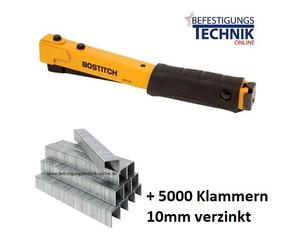 Bostitch BHT150C construite. Stanley 6-PHT150 Prebena HFPF09 6-10mm + 5000 agrafes 10mm KL-35