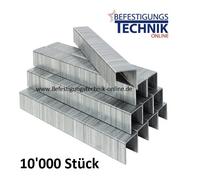 Bostitch Klammern verzinkt Typ 80 10mm für 21680B Senco AT Tjep Metabo BeA Würth DKG KL-01 10M