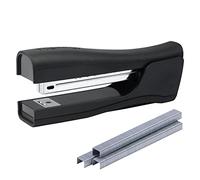 Bostitch Office Dynamo Agrafeuse 4 en 1, agrafeuse sur pied, capacité de 20 feuilles, taille-crayon intégré, coupe-agrafes et rangement d'agrafes, noir