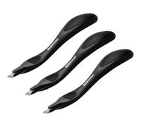 Bostitch Office Lot de 3 extracteurs d'agrafes faciles - Pointe magnétique - 40000M-BLK-3PK