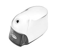 Bostitch Office QuietSharp Executive Heavy Duty Electric Pencil Sharpener for 65% Faster Sharpening and 6X Longer Cutter Life - Colored Pencil Compatible, Silver Chrome