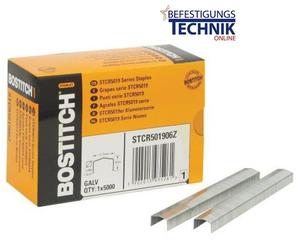 Bostitch STCR501908Z K5019-8mm-VZ Agrafes pour PC8000 T6 Kit H30-8 PC2K P6C 5M KL-65