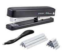 Bostitch Titan Agrafeuse en métal robuste, capacité de 50 feuilles avec 1250 agrafes et extracteur d'agrafes ergonomique, agrafage sans bourrage, agrafeuse à bande complète pour bureau, bureau et