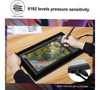 BOSTO Rechargeable Pen Digital Pen 8192 Levels Pressure Stylus Pen with 20pcs Pen Nips Pen Holder for BOSTO 13HD/16HD/16HDK/16HDT/22UX Graphics Monitor Drawing Tablet