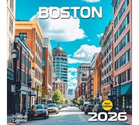 Boston 2026 Calendar: A walk through history, harbor scenes, and urban life
