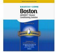 Boston Advance Cleaner Conditioning Solution Multipack - 3 x 30 ml de nettoyant, 3 x 120 ml de solution de conditionnement, solution pour lentilles de contact pour lentilles de contact rigides, perméa