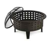 Boston Braséro jardin chauffage exterieur barbecue Ø 60cm acier noir