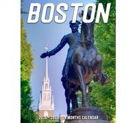 Boston Calendar 2026 - 2027: Clean and Easy-to-Read Organizer with Monthly Views for Managing Plans Across Two Years
