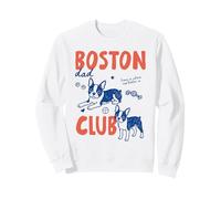 Boston Dad Club Boston Terrier Dog Owner Dog Dad Fathers Day Sweatshirt
