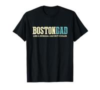 Boston Dad Retro Funny Dog Lover Owner Fête des pères T-Shirt