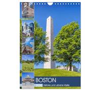 BOSTON Histoire et idylle urbaine, Version française (Calendrier mural 2026 DIN A4 portrait), Calendrier CALVENDO mensuel