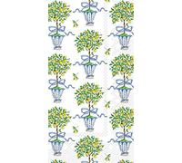 Boston International IHR Collection Rosanne Beck Lot de 16 serviettes en papier 3 épaisseurs Jaune citron