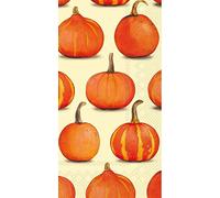 Boston International IHR Lot de 16 serviettes en papier 3 plis Motif citrouille Crème