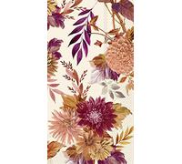 Boston International IHR Lot de 16 serviettes en papier 3 plis pour invités, buffet, automne, Halloween, Thanksgiving, crème