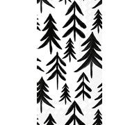 Boston International IHR Lot de 16 serviettes en papier 3 plis pour invités Motif arbres