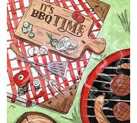 Boston International IHR Lot de 20 serviettes en papier 3 plis Motif cocktails