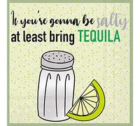 Boston International IHR Lot de 20 serviettes en papier triple épaisseur, format cocktail, apporte de la tequila