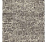 Boston International IHR Marimekko Serviettes en papier pour déjeuner Serviette de table 6.5" x 6.5" Orkanen Lin / Noir