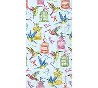 Boston International IHR Rosanne Beck Lot de 16 serviettes en papier 3 plis pour invités, oiseaux et cages