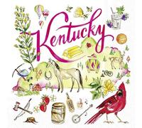 Boston International IHR Rosanne Beck State Collection Lot de 20 serviettes en papier 3 plis, format cocktail, Kentucky